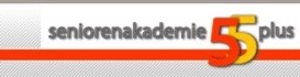 Logo Seniorenakademie 55+in red/orange, © Jutta Lüdecke