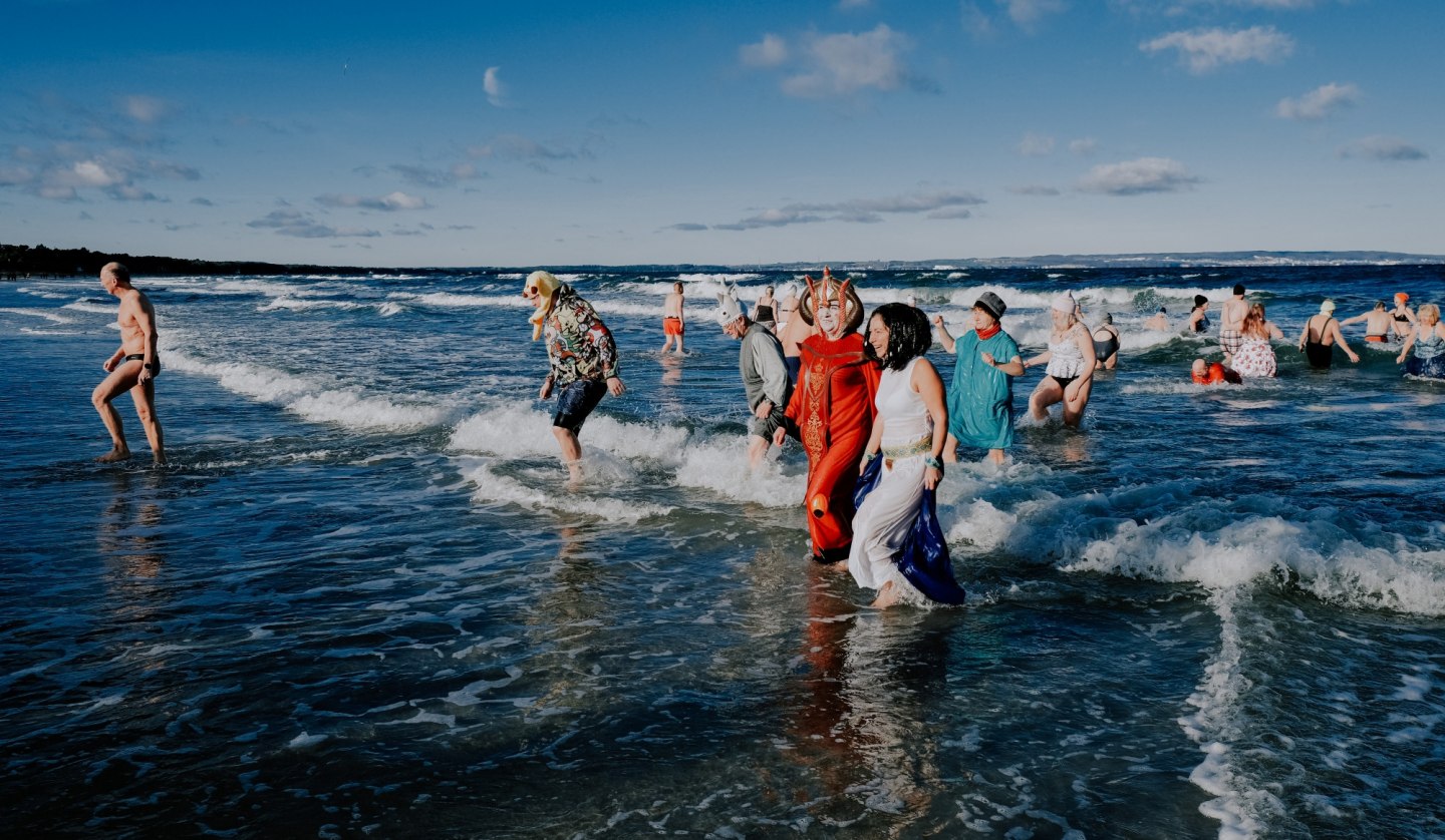 Binzer Eisbaden, © Binzer Bucht Tourismus