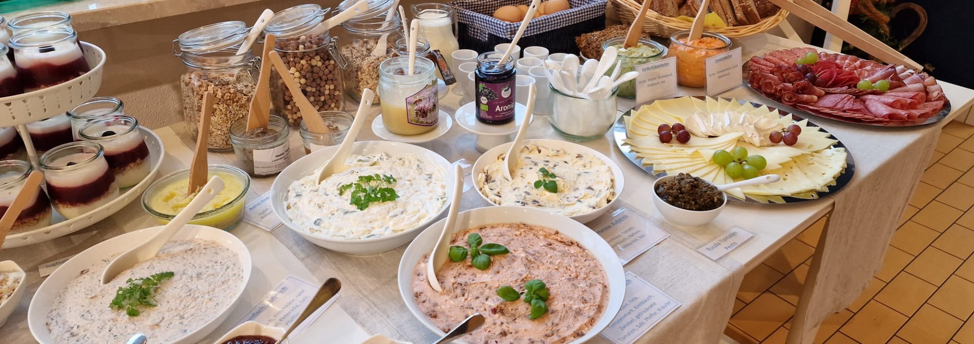 Breakfast buffet at the Ostseemühle, © Ostseemühle GmbH