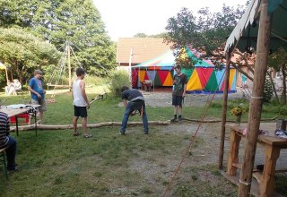 Actions on the outdoor area, © Bauspielplatz Schwerin e.V.