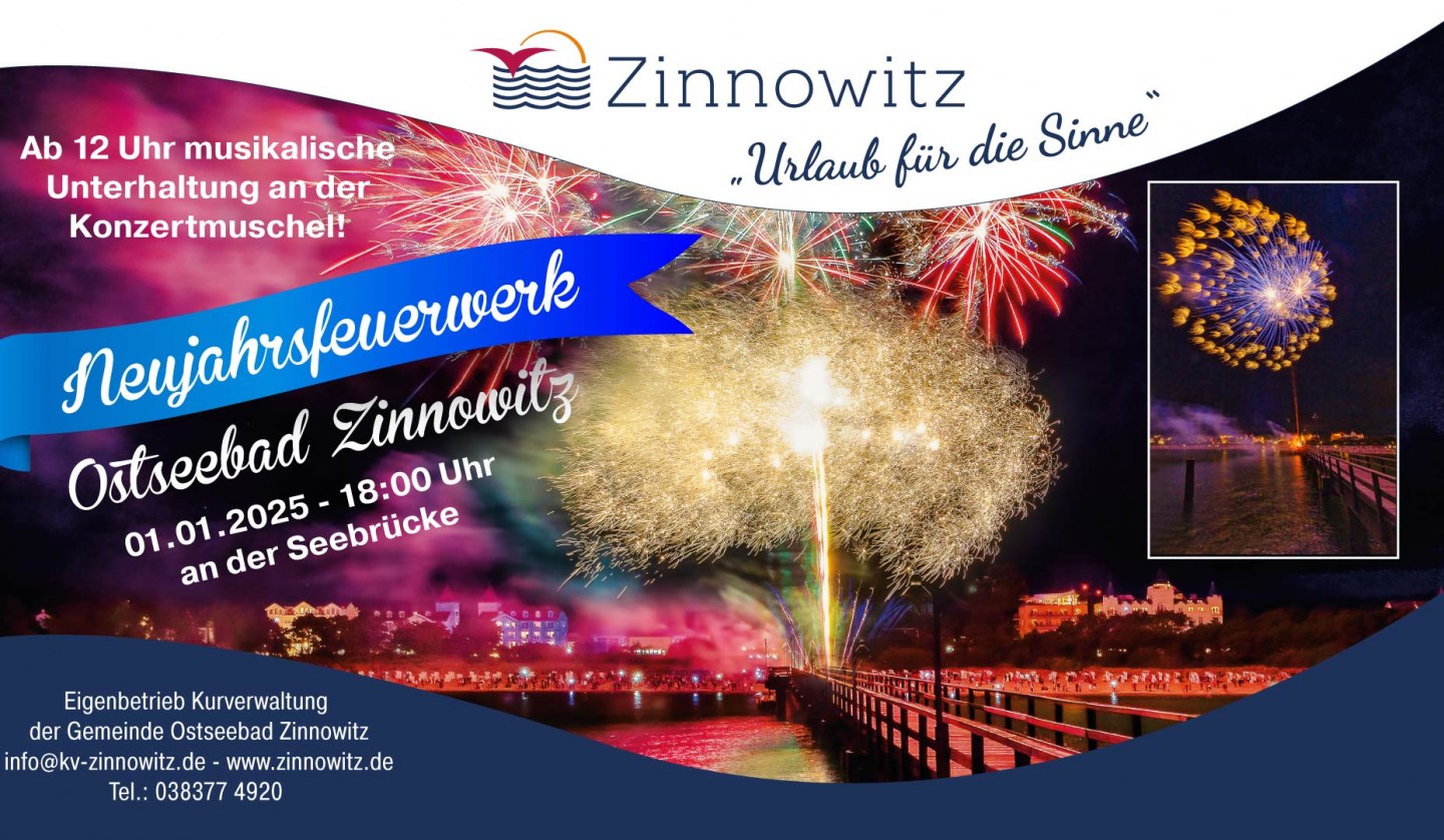 © Neujahrsfeuerwerk Zinnowitz Usedom