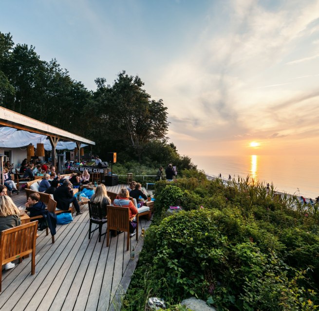 Enjoy the sunset at the Deck Beach Club in Heiligendamm on the Baltic Sea, © TMV/Tiemann
