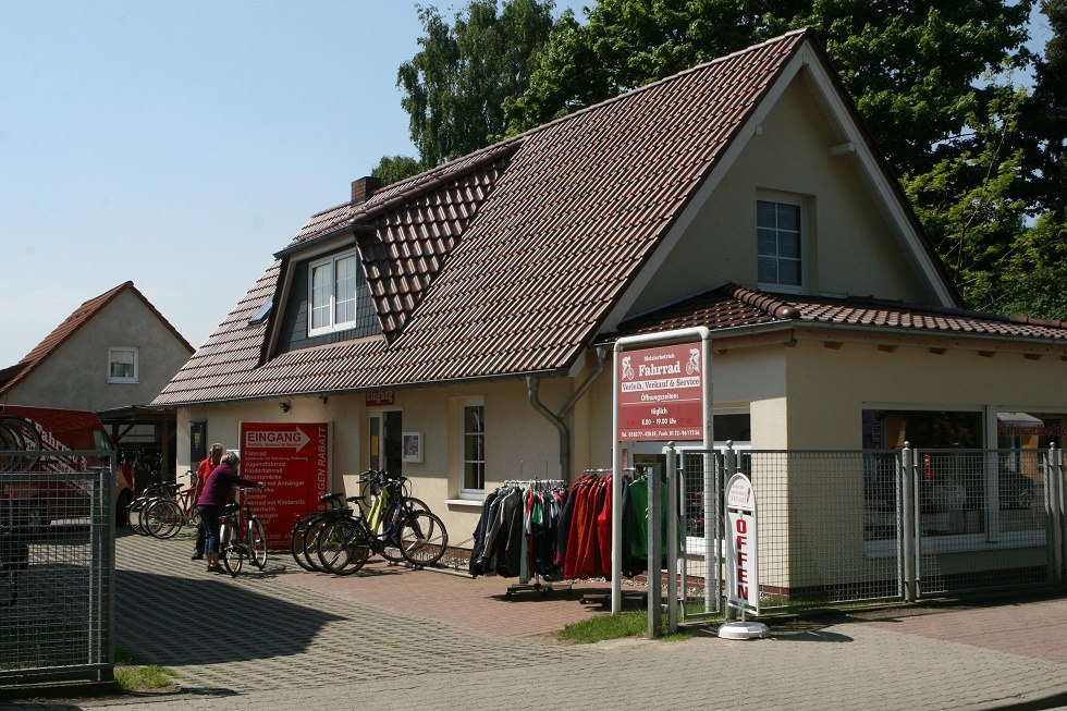 Bicycle Kruggel in Zinnowitz (exterior view), © Sabrina Wittkopf-Schade