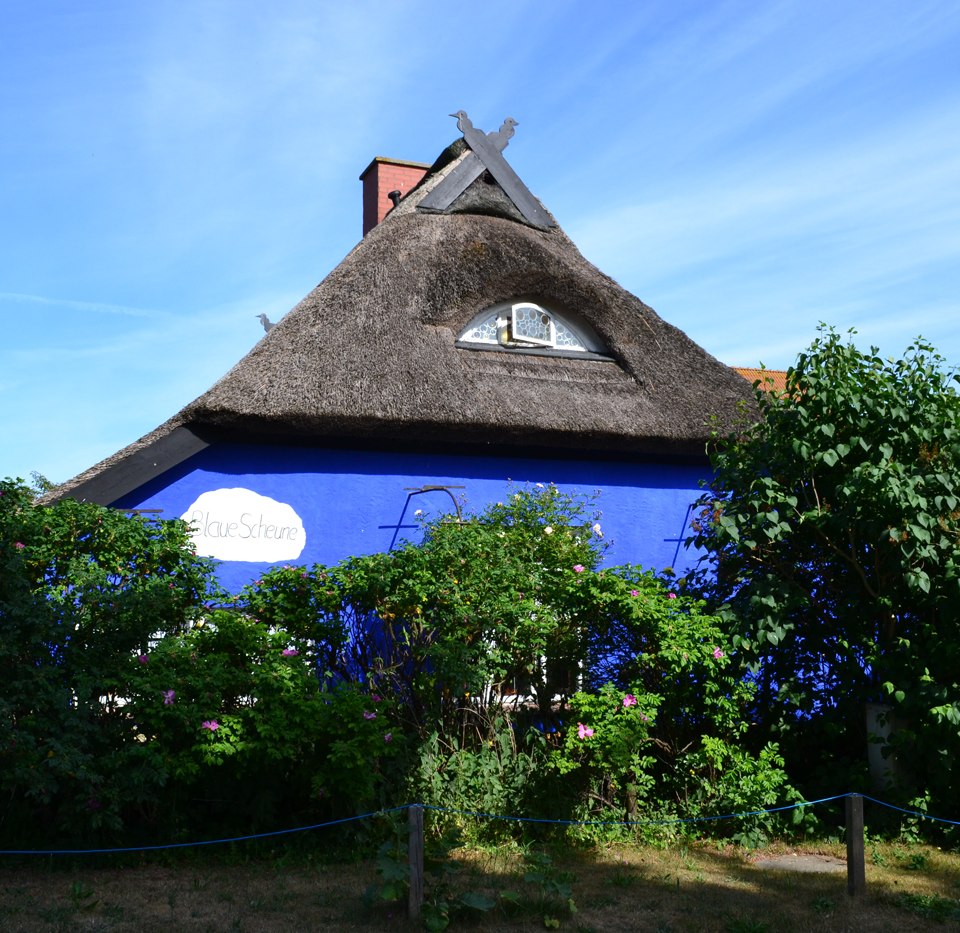 Blue barn in Vitte, © Hiddenseer Hafen- und Kurbetrieb