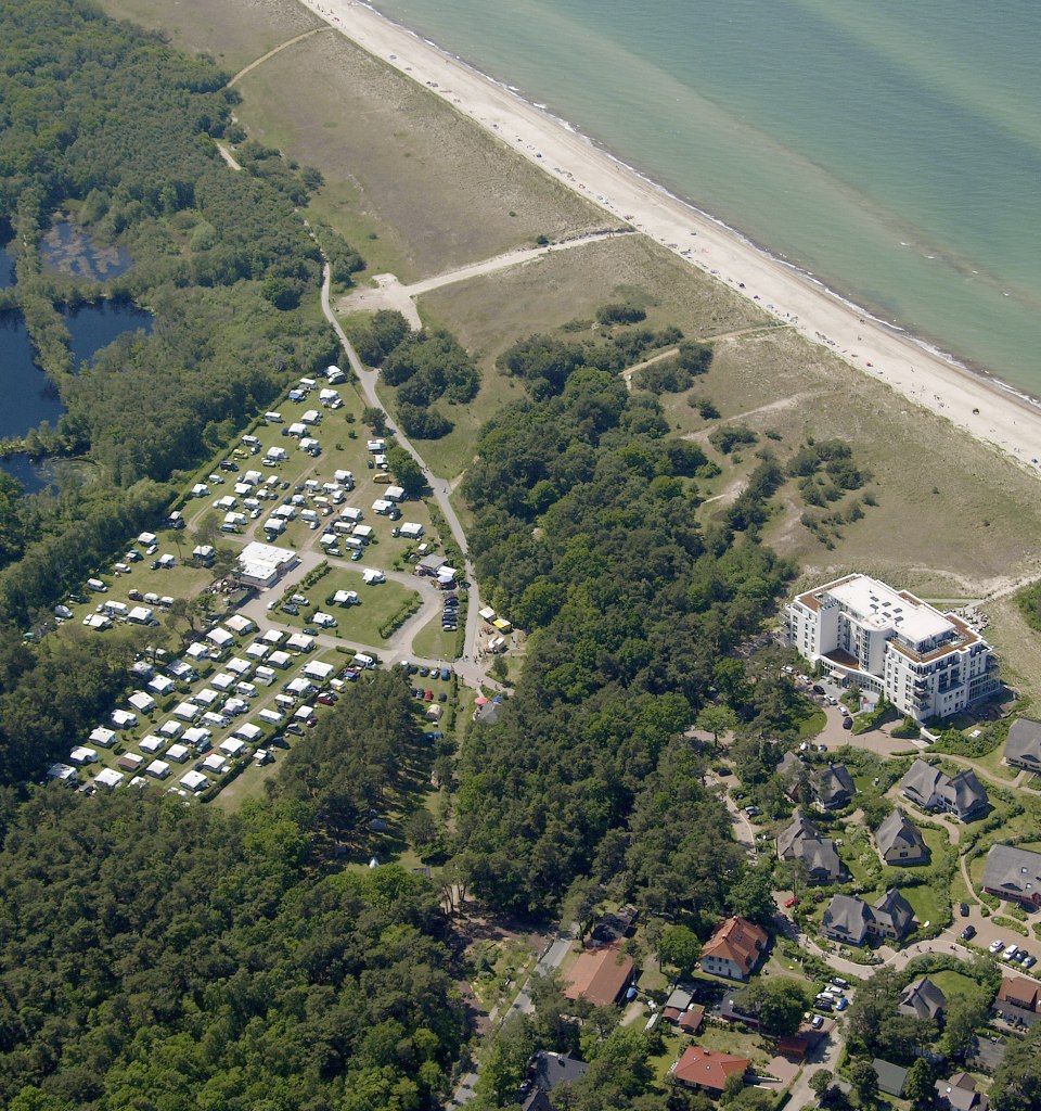 Aerial view of our campsite and surroundings, © Camping in Neuhaus