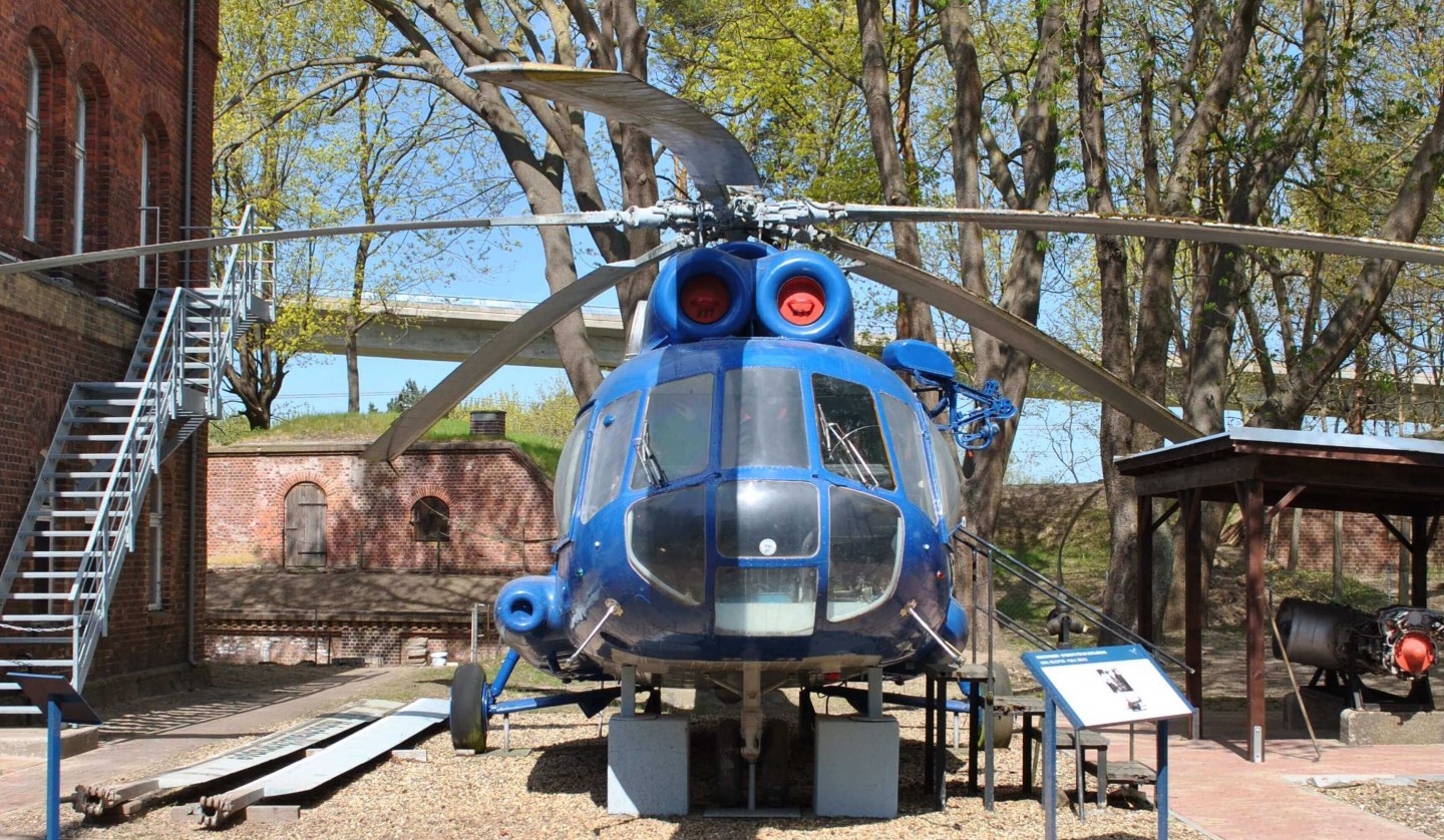 An original naval helicopter in the Dänholm Naval Museum, branch of the STRALSUND MUSEUM, © STRALSUND MUSEUM