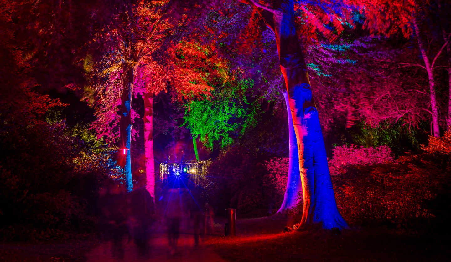 "Night in the park" - a relaxed light art event, © André Pristaff / Tourismus- und Kur GmbH Graal-Müritz