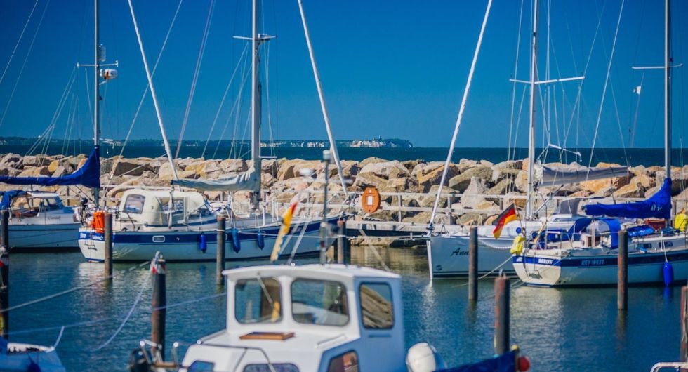 The small harbor in Lohme with a view of Cape Arkona, © TZR/C.Thiele