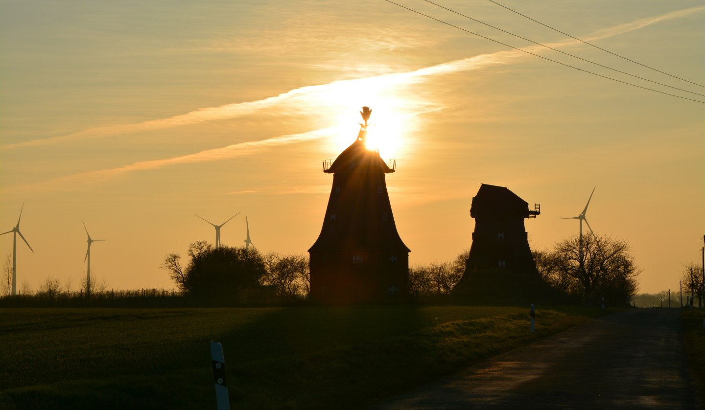 Twin mills in Neu Vorwerk, © Maibritt Olsen