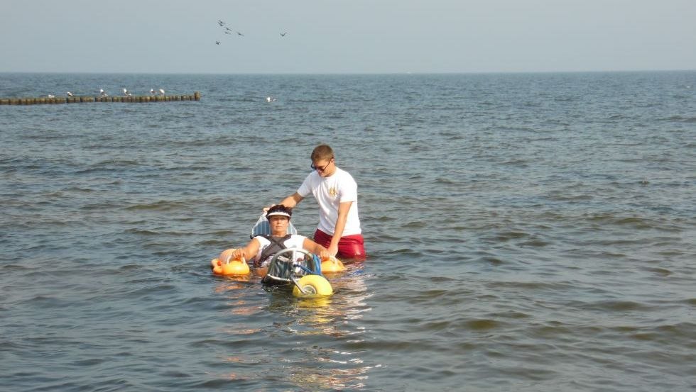 Experience the Baltic Sea near Koserow with a beach wheelchair, © Kurverwaltung Koserow