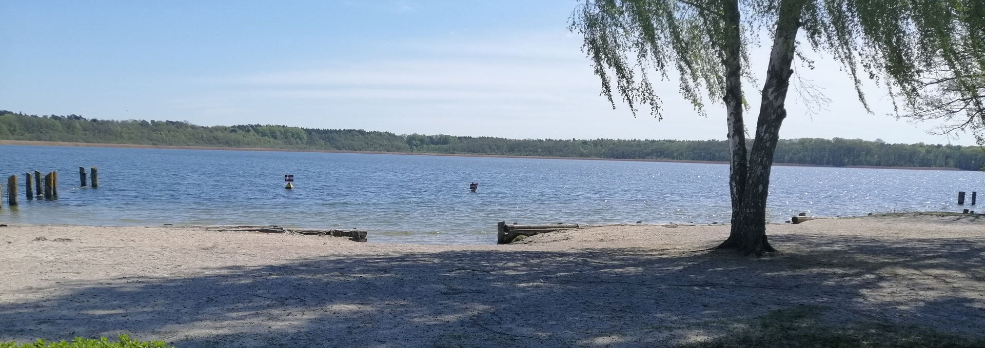 Beach area at camping C91 Jabel, © A. Pape