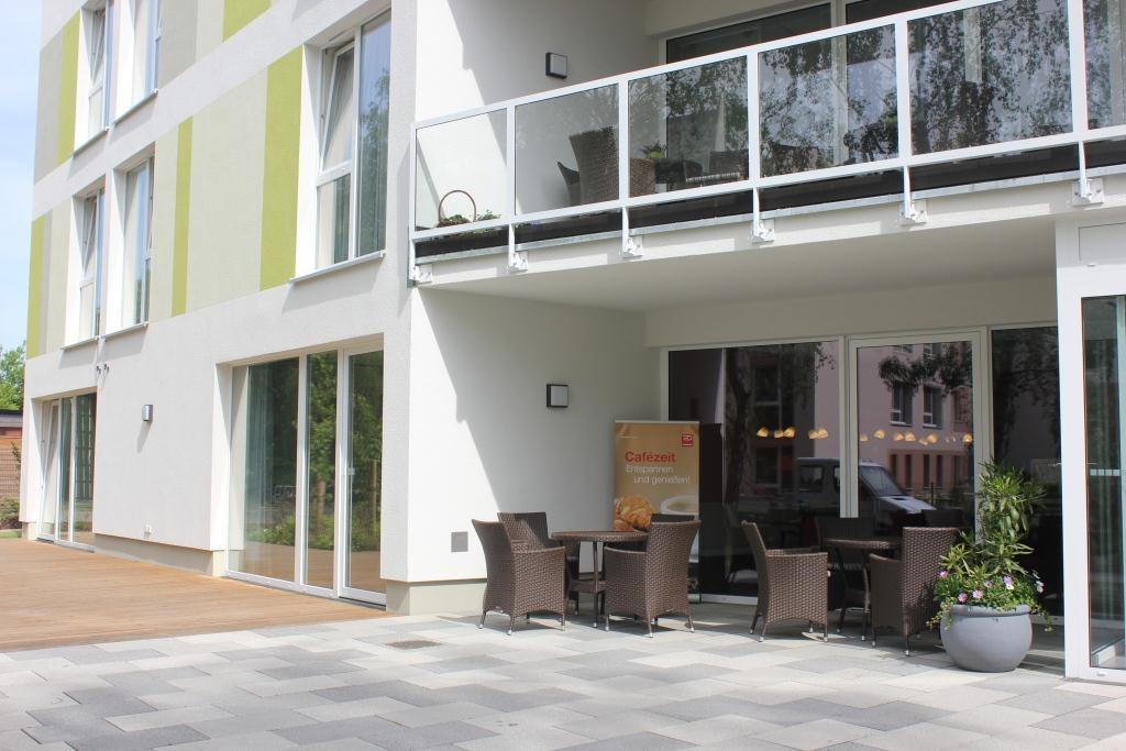 The cozy cafeteria in the care hotel, © Wohlfahrtseinrichtung der Hansestadt Stralsund gGmbH / Fanny Marckwardt