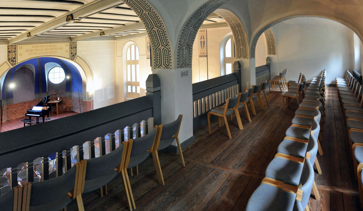 Interior view of the hospital church, © Förderverein Klinikumskirche zu Stralsund e.V.