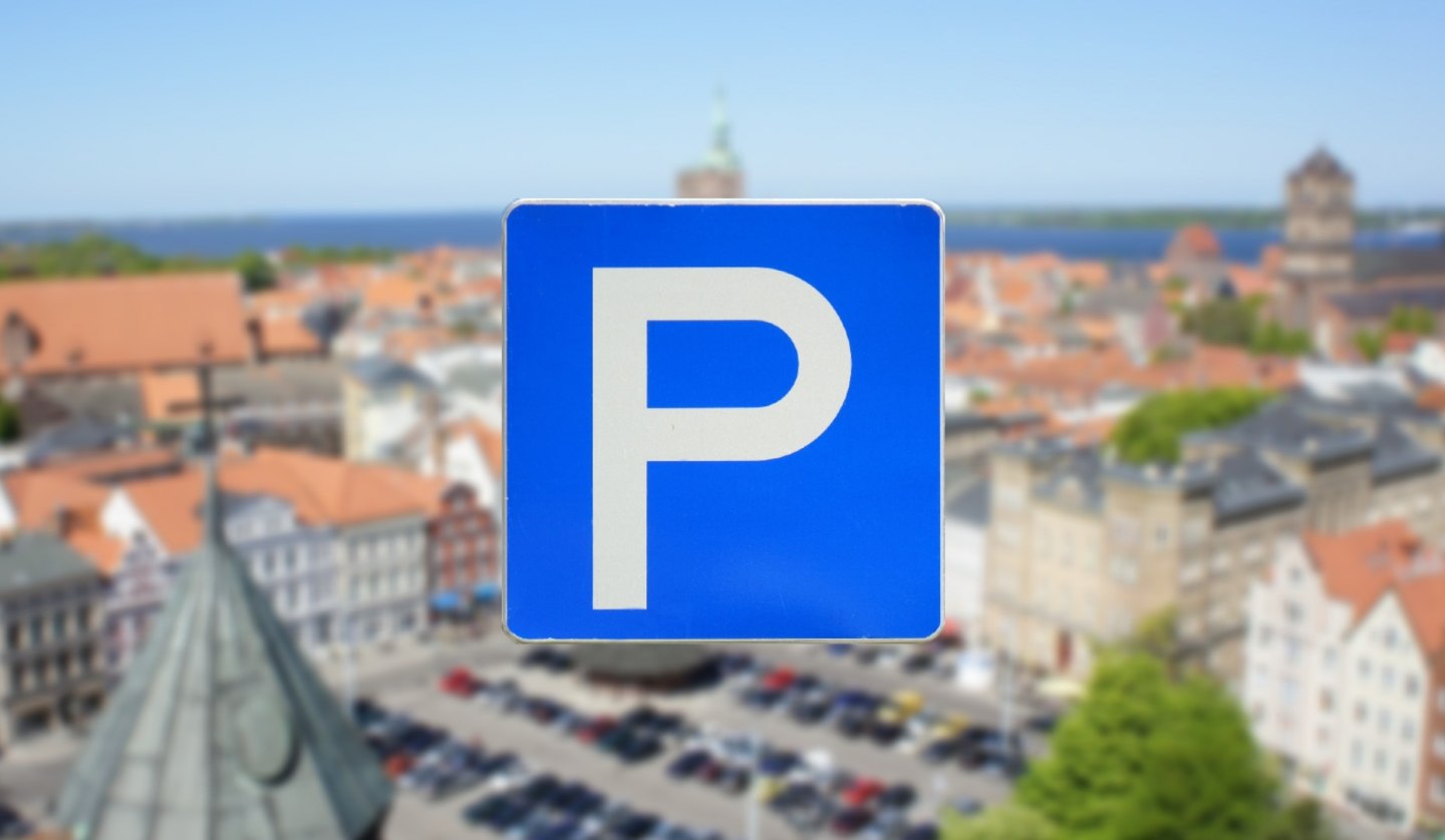 Parking lot New Market, © Tourismuszentrale Stralsund