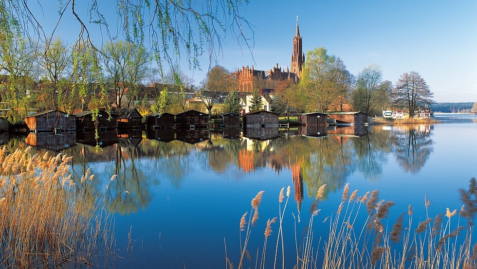 View of St. Mary's Church in Röbel/Müritz - one of the oldest brick buildings in Mecklenburg-Vorpommern, © TMV/Grundner