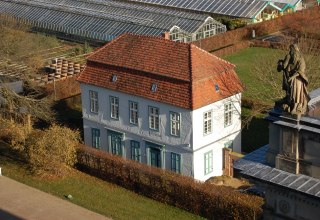 View from the castle to the Natureum., © Naturforschende Gesellschaft Mecklenburg e.V.