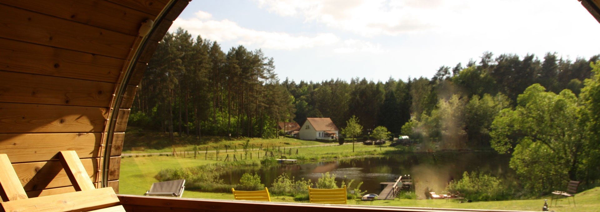 View from the barrel sauna, © Hotel & Restaurant Heidekrug