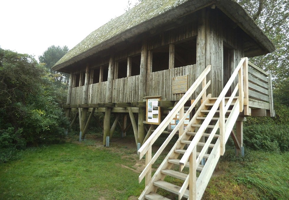 Tankow bird watching platform on the island of Ummanz, © Tourismuszentrale Rügen