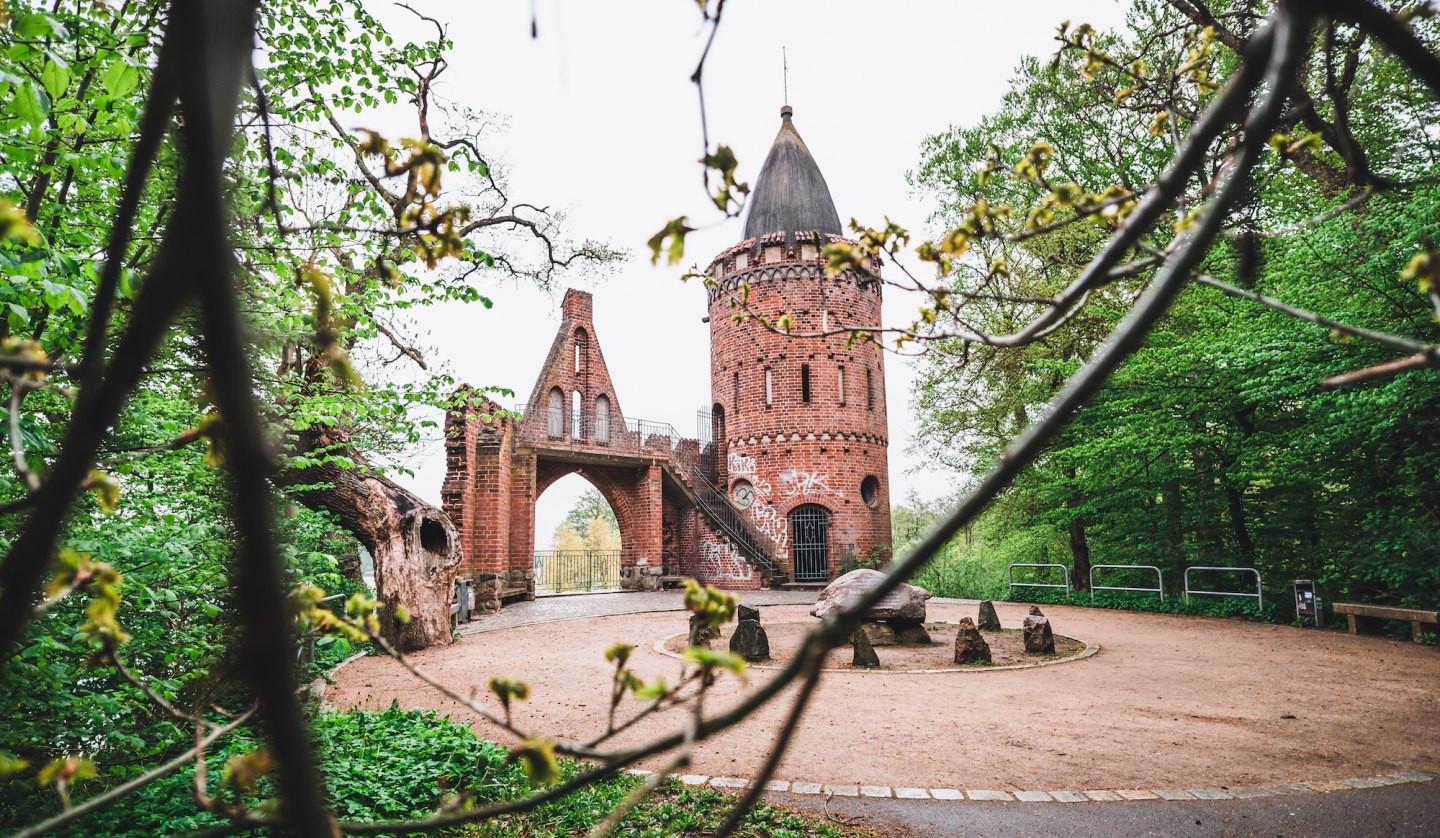 Reppin castle from the rear view in summer, © TMV/Witzel