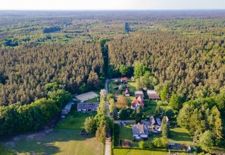 A view of the farm and the Rostock Heath, © TMV/Witzel