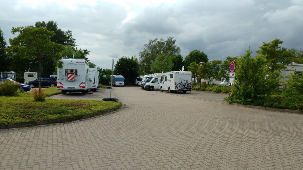 Caravan pitches at the Fischerdamm, © Stadt Parchim