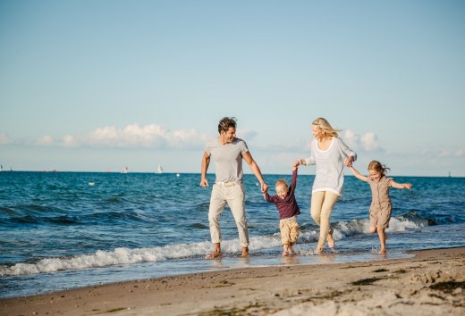 Family vacation at the Baltic Sea., © TMV/Roth