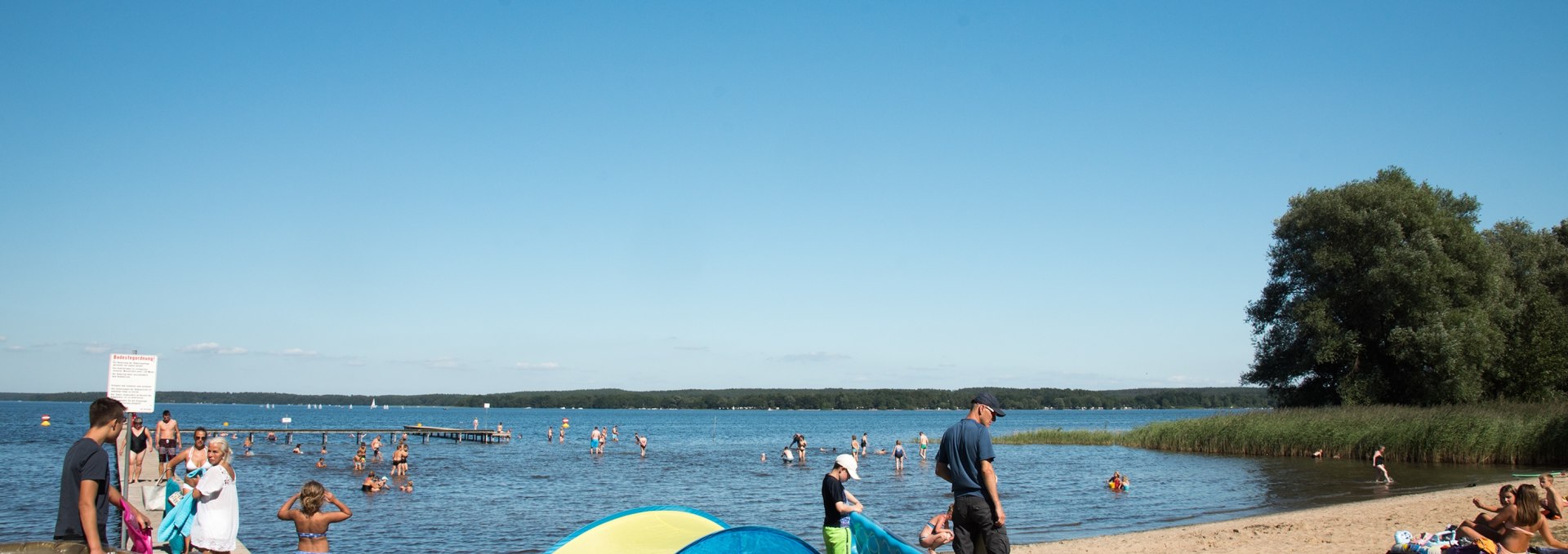 Plau_Bathing place lido Plöetzenhöhe, © Fotograf Hendrik Silbermann