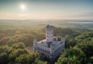 Bird's eye view of Granitz hunting lodge, © SSGK MV / Funkhaus Creative