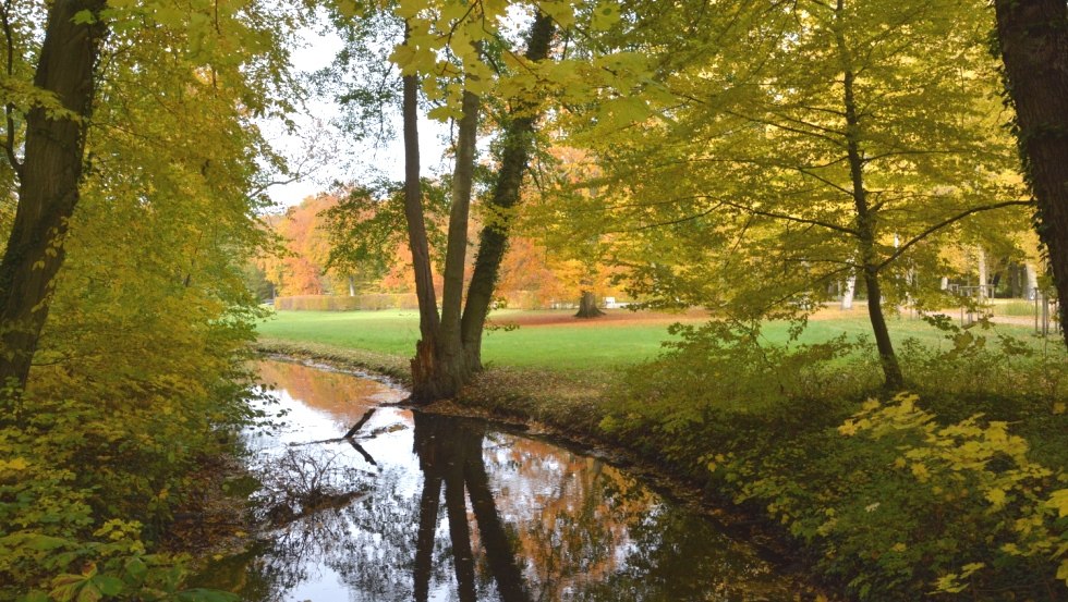 Autumn castle park brook, © Tourismusverband Mecklenburg-Schwerin