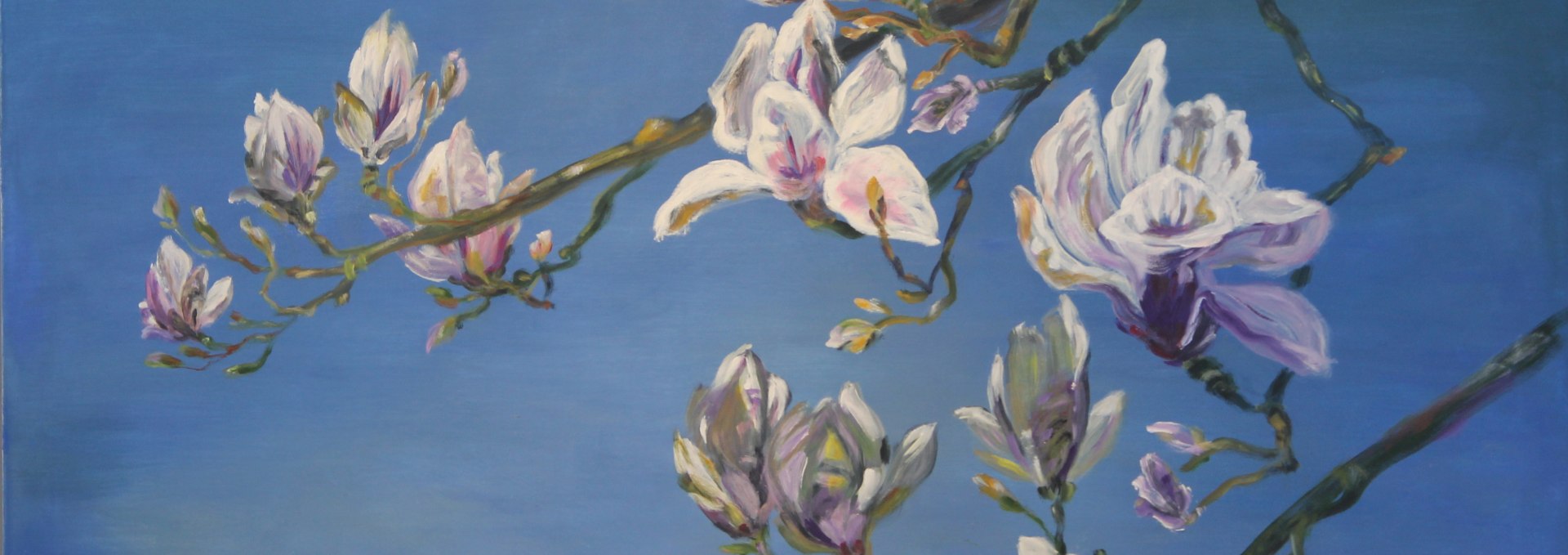 Magnolias, acrylic a Lw, 80 x 120, © Dornenhaus