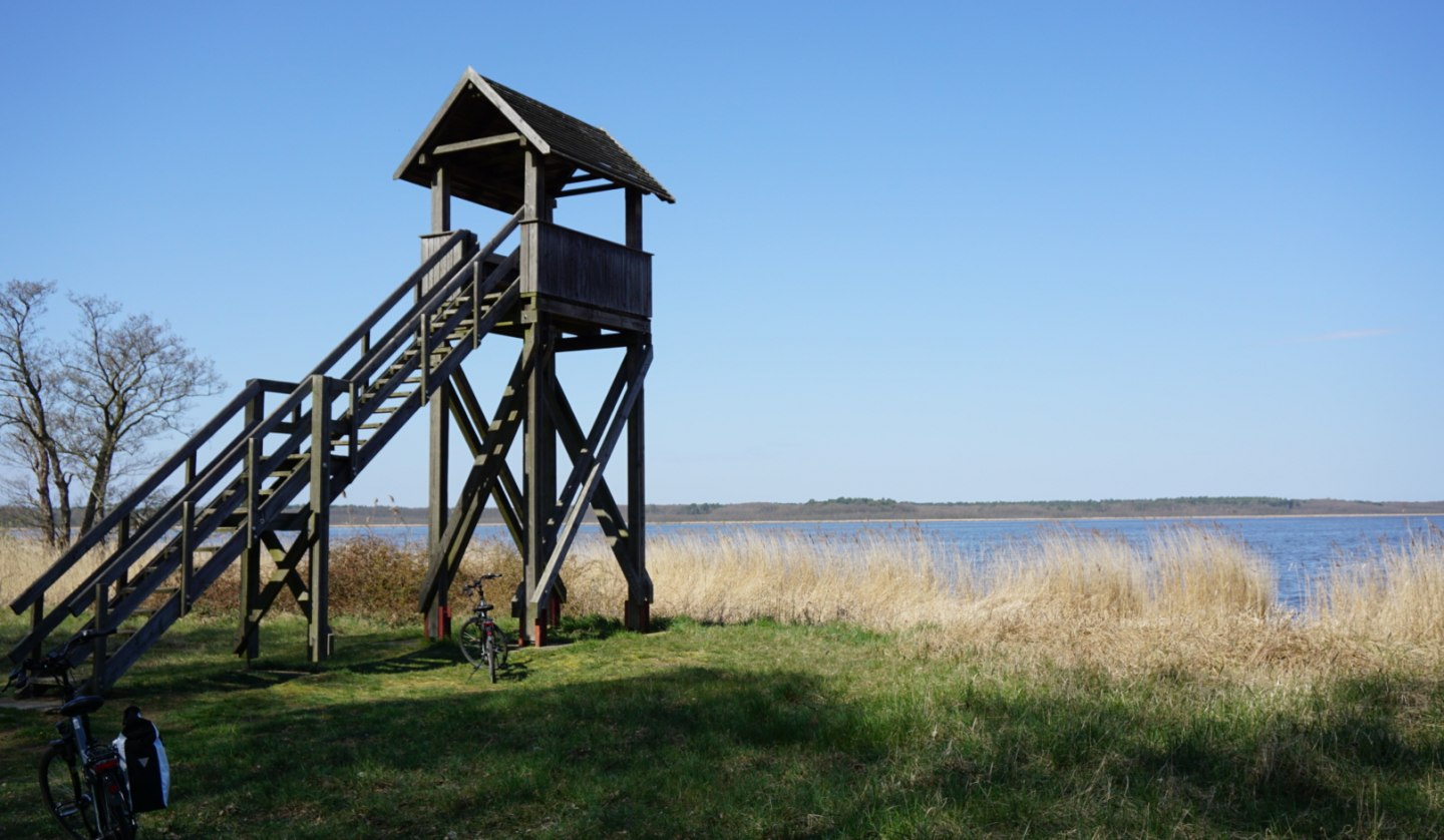 Observation tower at Neuwarper Lake, © tvv-bock