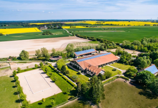 View over the Peenetal farm and the adjacent Kummerow Lake, © J. Bombis