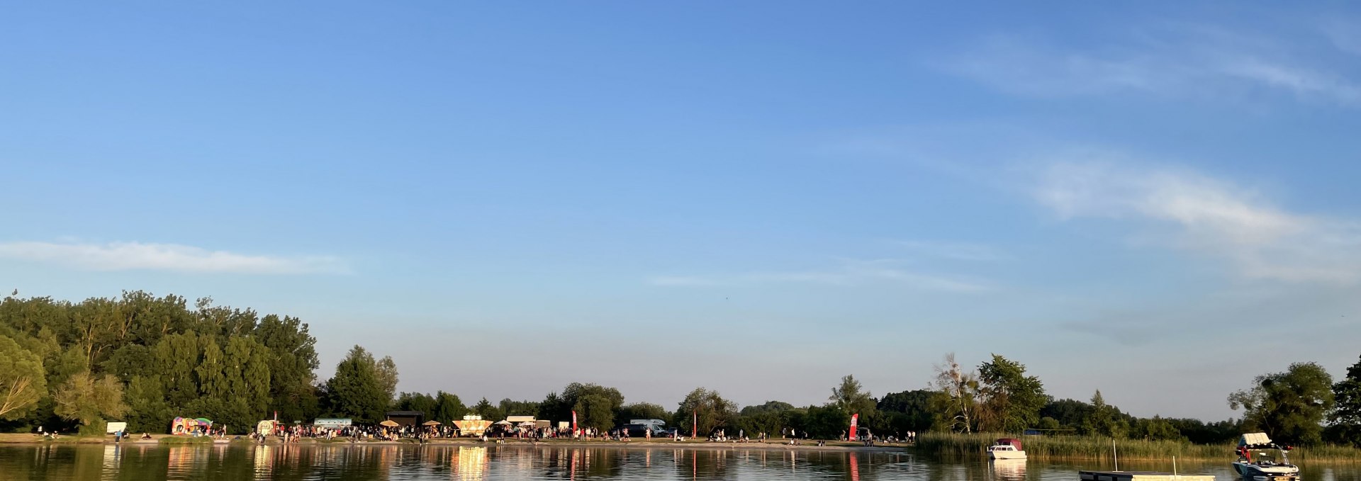 Beach volleyball courts at the "Mili" lido - 1st midsummer beach party, © TDG Rechlin mbH