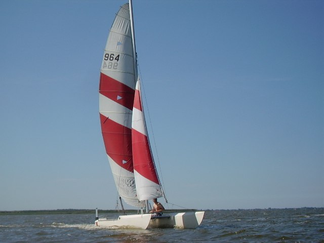 Catamaran sailing, © Surfschule Barth