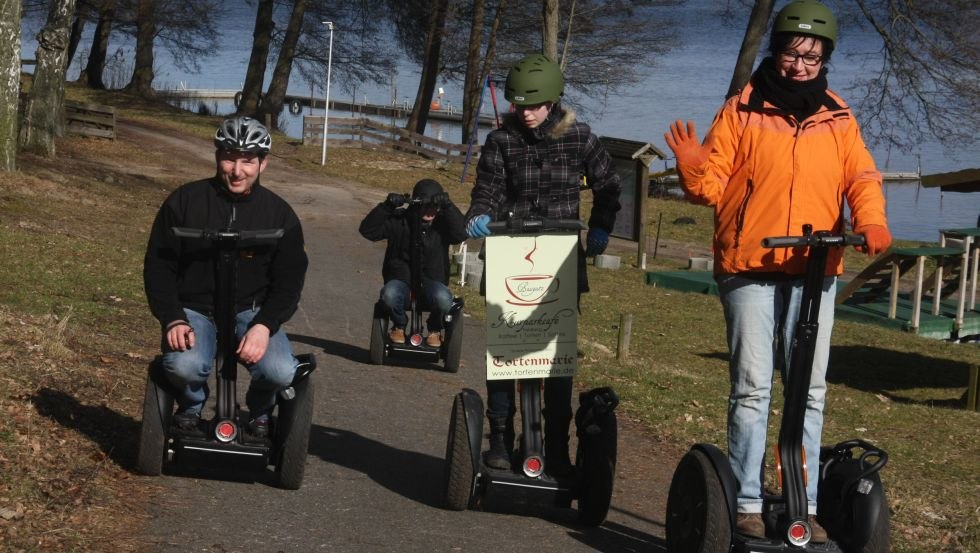 Already at the first rays of sunshine we go on tour with the Segway, © MeckSeg/Bermes