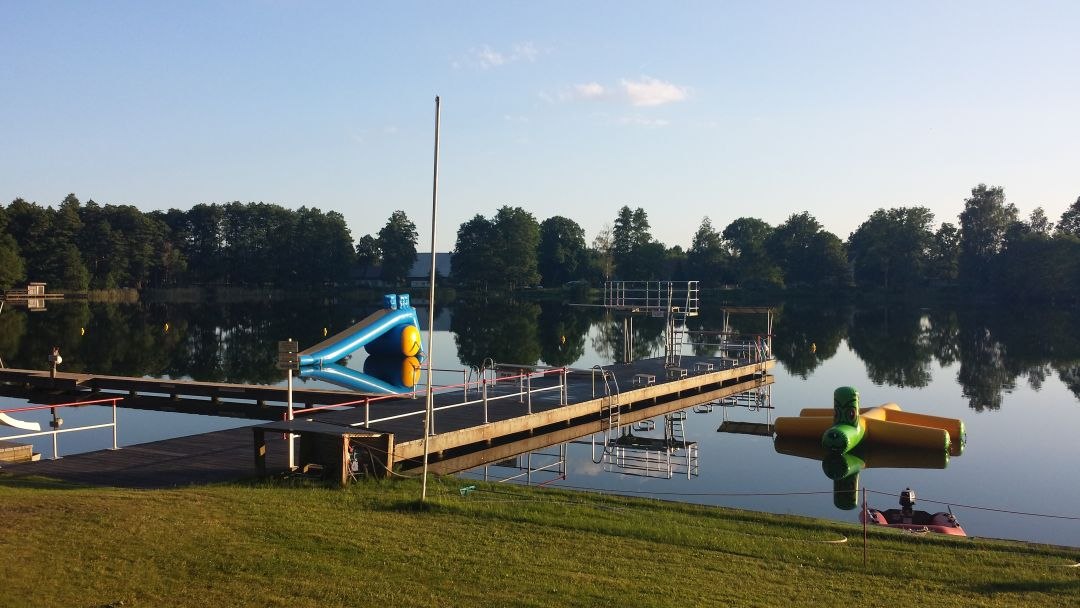 Probst Jesar forest swimming pool with slide and diving tower, © Stadt Lübtheen