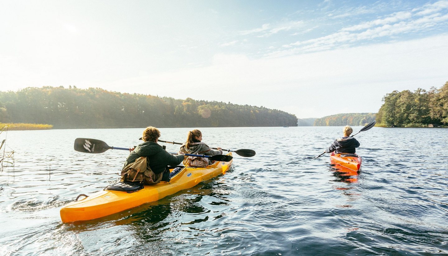 Get close to nature by canoe in the Mecklenburg Lake District, © TMV/Roth