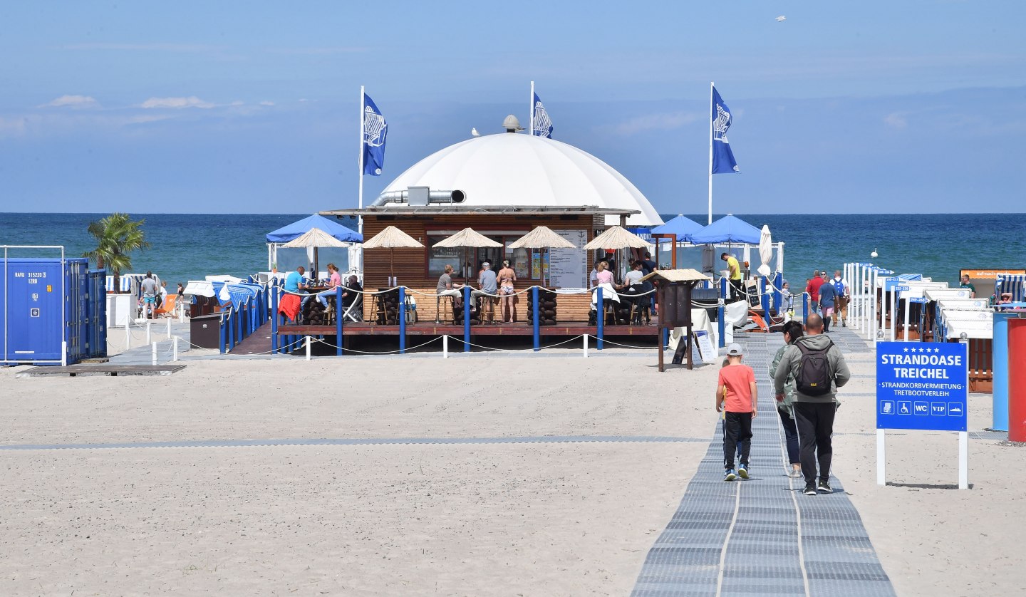 Accessible to the beach of Warnemünde, © TZRW