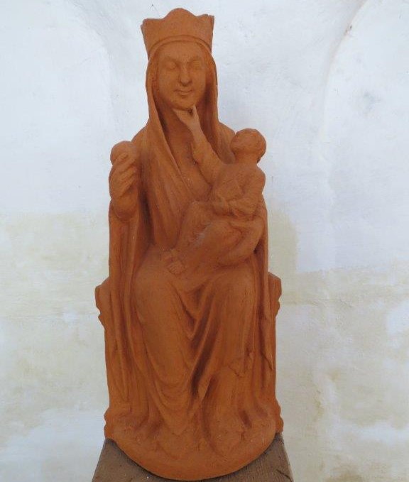 Wolkwitz Madonna, replica in clay by Gerti Bauer, © A. Groh