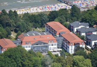 Aerial photo of Seehotel Großherzog von Mecklenburg, © Seehotel Großherzog von Mecklenburg