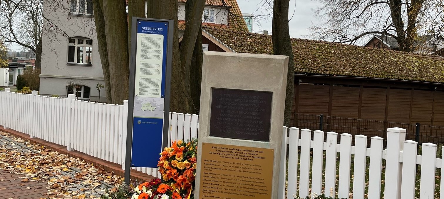 Memorial stone, © Tourist-Information Malchow