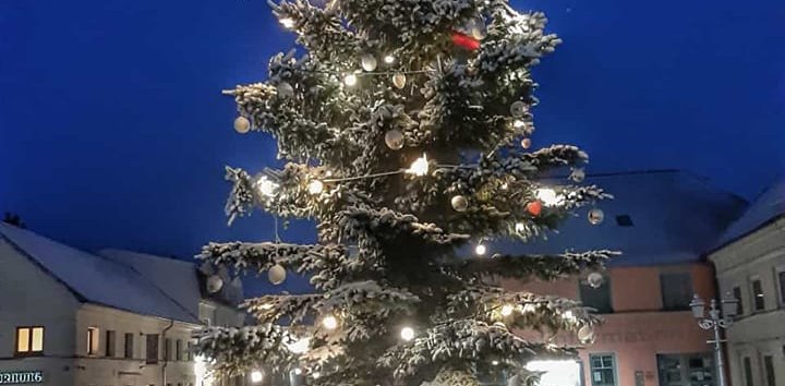 Christmas tree on the market square, © Gabriele Riech