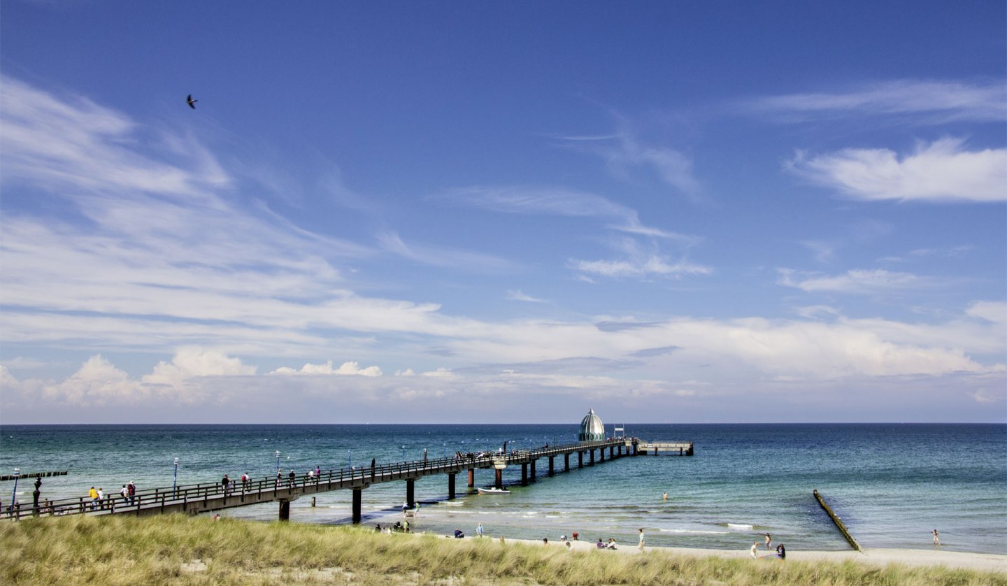 Guest attraction at the Baltic Sea - the Zingst pier., © Sarah Kunze